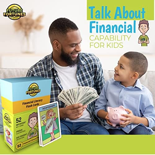 52 Флеш картички за финансиска писменост за деца - Научете ги основните финансиски вештини - Податоци за ресурси за финансиско