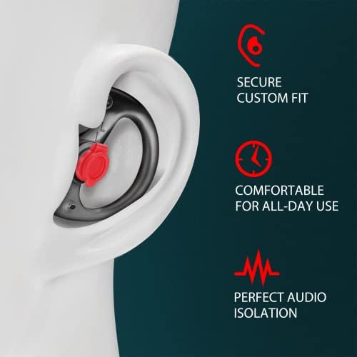 Зиодио бучава филтрирана силиконска уво, удобна обликувана слух за заштита на слухот, бучава од дефанзивец со бучава тројно прирабница