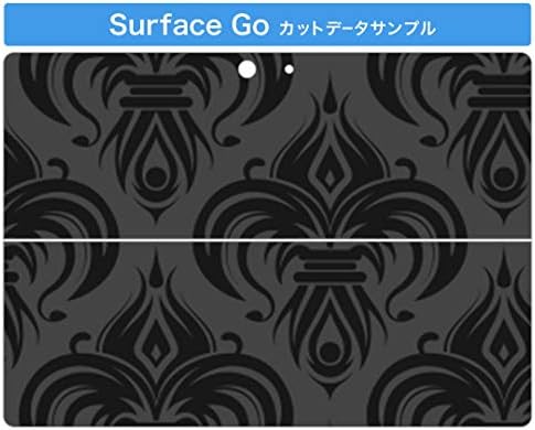 Декларална покривка на igsticker за Microsoft Surface Go/Go 2 Ultra Thin Protective Tode Skins Skins 003793 Модел Елегантно црно