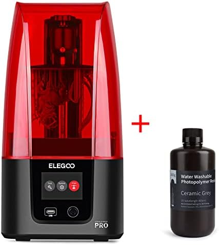 Elegoo Mars 3 Pro MSLA 3D печатач и Elegoo вода што може да се печати 3D смола од сива 1000g 1000g