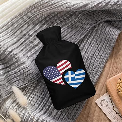 Грција нас знамето шише со топла вода со топла вода вреќа со топла вода шише за домашен кревет