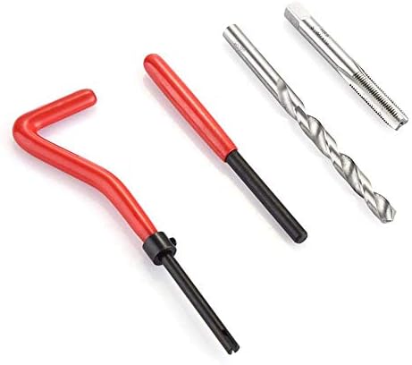 Комплет за поправка на нишки за високи алатки, M7 x 1.0mm метрички конец за поправка на комплет за вметнување Комплетен алатка