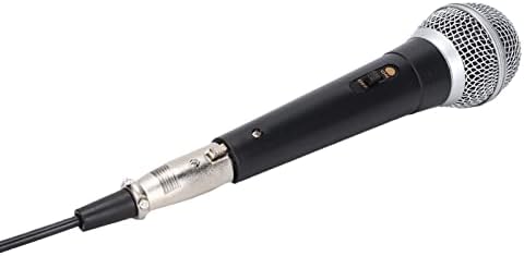 Microphone DOACT XLR со XLR до 1/4 инчен кабел Аудио врска рачен микрофон погоден за сценски караоке пеење и снимање микрофони