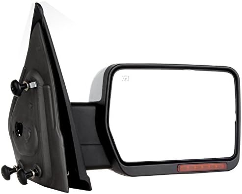 Scitoo влечење огледало на патничкиот патник одговара за Ford Chrome Automotive Otterion Mirror Fit 2004-2014 за F-150 со сигнал