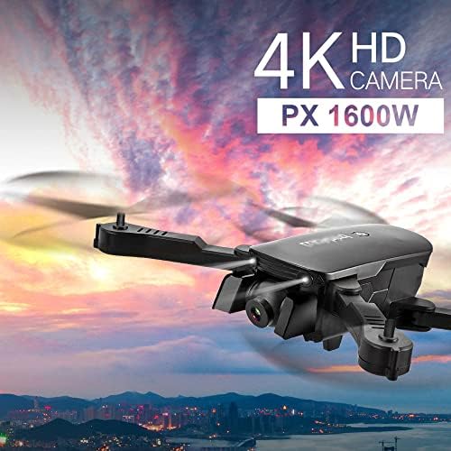 Силис дрон со камера за возрасни 4K HD, FPV преклопувачки беспилотни летала, со височина, автоматско враќање дома, следете ме