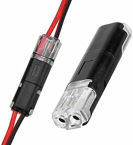Конектор за притискање со двојна жица со тока за заклучување, конектори со низок напон, не се потребни жица, конектори за жица за толери