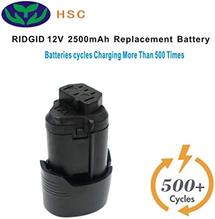 2500mAh 18650 Батерии RID12A Li-Ion батерија 12V замена за Ridgid 12V батерија AC82048 AC82008 130188001/AEG L1215 L1215P L1215R L1230