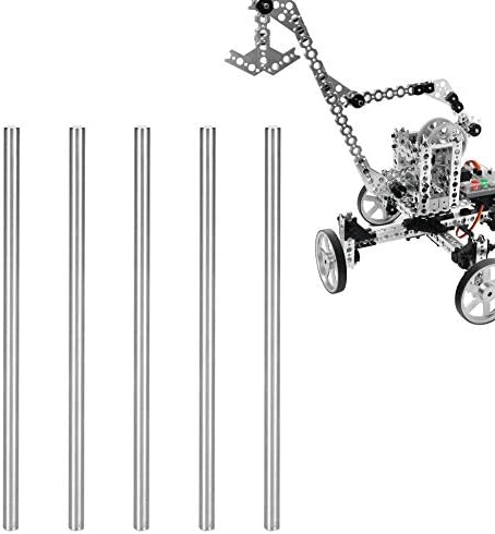 5PCS 4100‑0006‑150 Тркалезна вратило за тркалезно тркало Алатки Не'рѓосувачки челик 6 x 150mm φ6mm компатибилен за LEGO/Tetrix роботи Индустриско