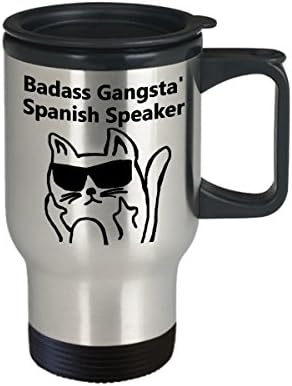 Badass Gangsta 'шпански звучник кафе за патување со кафе