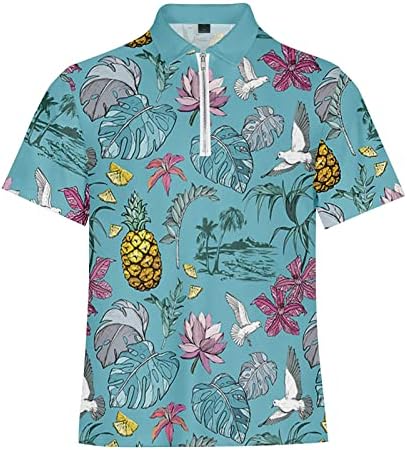 2023 Нови мажи мода пролет лето лето -обичен кратки ракави, вратот на вратот, печатени маици Топ блуза атлетски дела