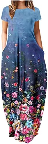 Тинејџерски девојки печати фустани со екипаж фустани лизгаат краток ракав шпагети каиш термички нејасни есенски зимски фустани 2023 година