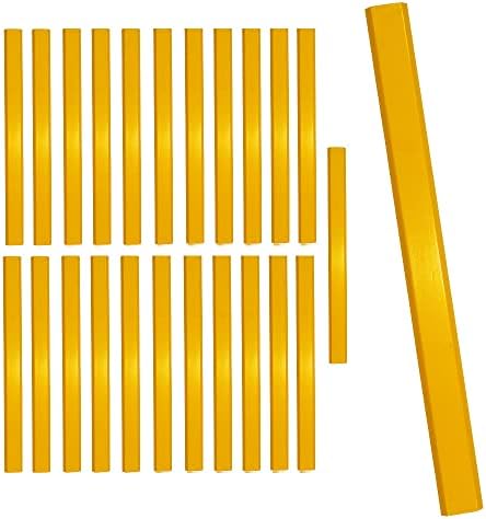 Аакрон Столарски Моливи, Квалитетен дрвен среден графитен столарски молив, не обоен оловен сет од 24 НАПРАВЕНИ ВО САД
