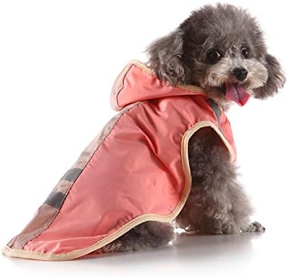 Куче мантил, рефлексивна миленичиња дожд јакна водоотпорна лесна прилагодлива за кучиња за домашни миленици