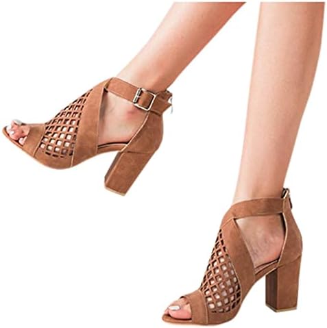 Сандали за жени облечени сандали ги отсекуваат џипчињата од пети пети од летни забави со високи пета сандали чевли