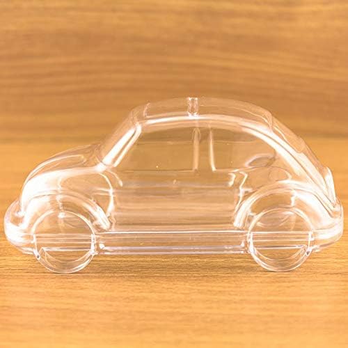 Автомобил Во Облик На Полнење Транспарентен Пластичен Контејнер x20