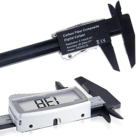 Digital Caliper на Twdyc 0-150mm/0,1 mm пластика голем LCD микрометар метрички/инчен електронски вирниер дебеломер за мерење на убавината