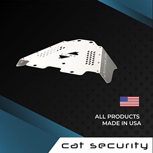 Безбедност на мачки ™ - Штит за заштита на каталитички конвертор против кражба - Направен од цврста алуминиумска плоча, FITS - Toyota
