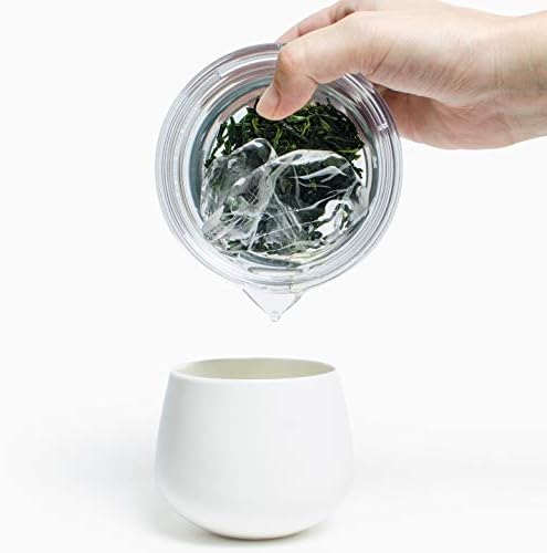 Сенчадо Токио/Чист чајник ТУМЕИ КЈУСУ / 4оз со цедалка за чај /Нераскинлива, Топлинска изолација и заштеда на Простор / безбедно