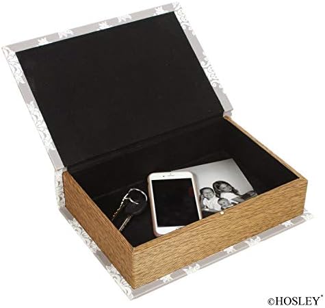 Кутија за меморија за складирање на хосли, сет /3, сива бела фарма куќа Голема 12 , Мед 10 мали 8 високи. Идеален подарок за свадбени
