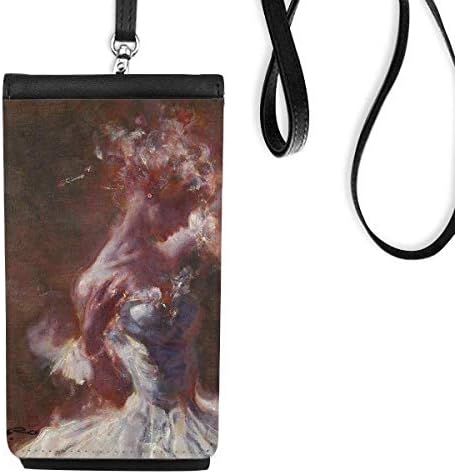 Wet Rouge Beauty XJJ масло за сликање Телефонски паричник чанта што виси мобилна торбичка црн џеб