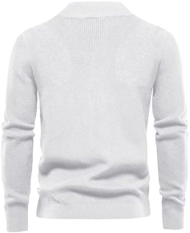 Dudubaby Mens Wool Sweatercasual Comfort Quert