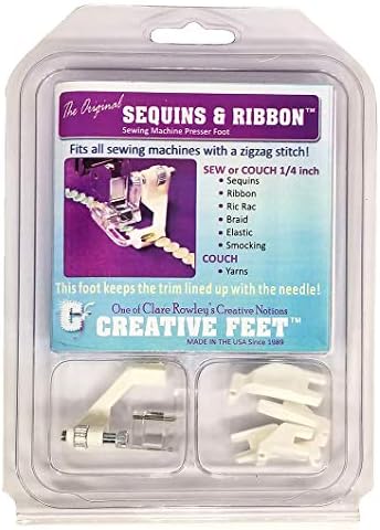 Креативни стапала Sequins n лента машина за шиење на ленти нозе