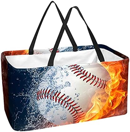 Кошар за еднократно шопинг Бејзбол вода и пожар Преносни преклопни пикник намирници кеси за перење алишта за торба за торбичка