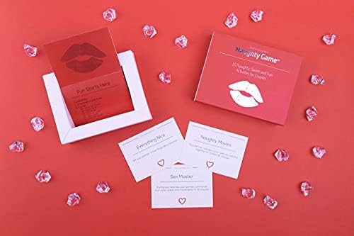 Непослушна игра на радоста двојка: Сензуална игра со карти со 50 секси, забавни и слатки активности за парови