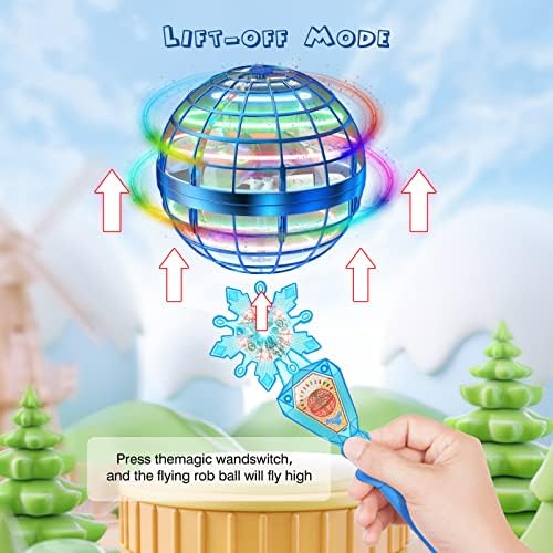 Amerfist Magic Wand за летање Orb Ball Cosmic Globe Galantic Fidget Spinner Toy со инфрацрвени сензори подароци за деца возрасни-две режими