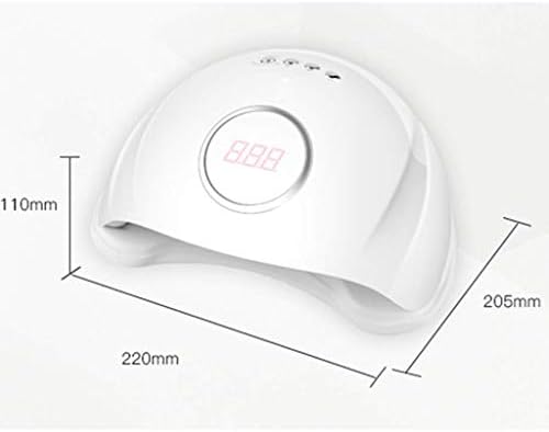 SXNBH Ламба За Нокти-Фен за Нокти Со Автоматски Сензор За Нокти И Нокти на Нозете И Лцд Дисплеј Професионална Ламба За Лекување