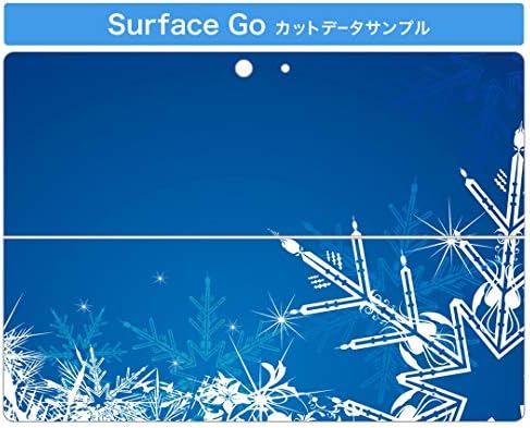 Декларална покривка на igsticker за Microsoft Surface Go/Go 2 Ultra Thin Protective Tode Skins Skins 001485 Снежна зима