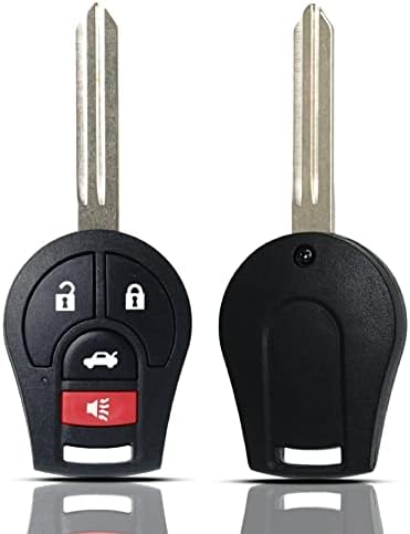 Замената за далечинска замена на Key FOB се вклопува за Nissan Sentra 2013-2019/Rogue 2008-2015/Versa 2007-2015/Armada 2004-2015/Maxima/Murano/Infiniti