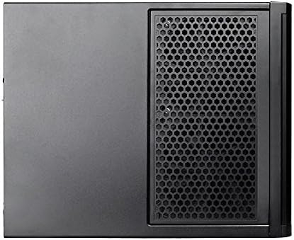 Силверстоун SST-DS380 - Случај За Складирање Мини-ITX Компјутер Случај Со Врата, црна
