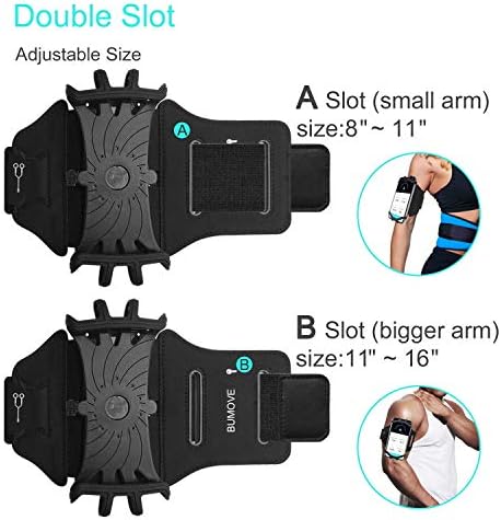 Bumove Running Threads The The Armband држач за iPhone 14, 14 Pro Max, 13, 13 Pro Max, 12, 11, XR, Samsung Galaxy S23, S22 Ultra, Google