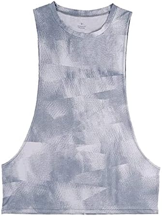 Менс капка резервоар за потпевнувања за тренингот за боди -билдинг кошули без ракави