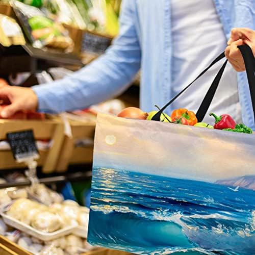 Кошар за еднократно шопинг корпа за морско преносно преклопување пикник намирници торбички за перење торба за купување тота
