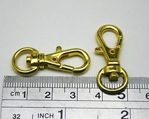 Tianbang Golden 0,35 Внатрешен дијаметар овален прстен од јастог од јастог на јастог за вртење на кавга за каиш од 20