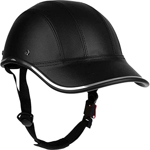 Велосипед безбол шлемови за велосипеди за велосипеди- Абс кожа велосипед безбедносен шлем со прилагодлива лента за возрасни мажи жени црна