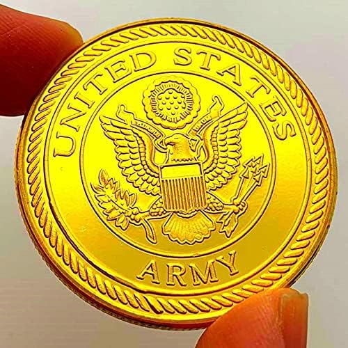 101-та Воздушна Дивизија Сувенир Монета Позлатена Комеморативна Монета Воени Навивачи Колекционерски Предизвик Монета