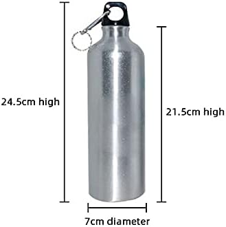 H-E 60PCS 750ml бело празно сублимација алуминиумски спортови шишиња со вода топлински печат печатење шише со вода