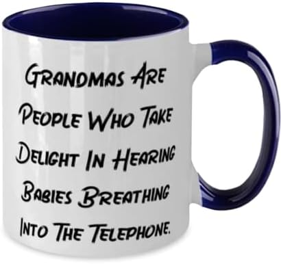 Единствена Баба, Баби Се Луѓе Кои Уживаат Да Слушаат Бебиња Како Дишат Во Двобојната Кригла 11оз За Баба