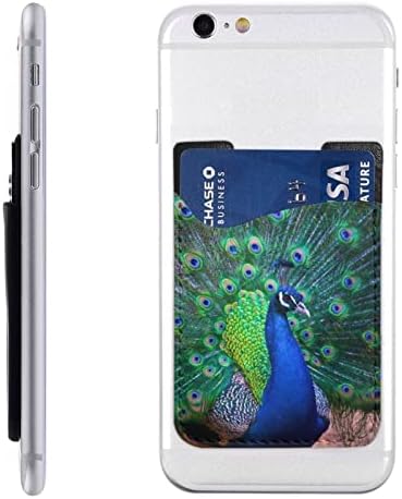 Прекрасен држач за телефонска картичка PU кожна кредитна картичка за картички за лепила 3М лепила за сите паметни телефони