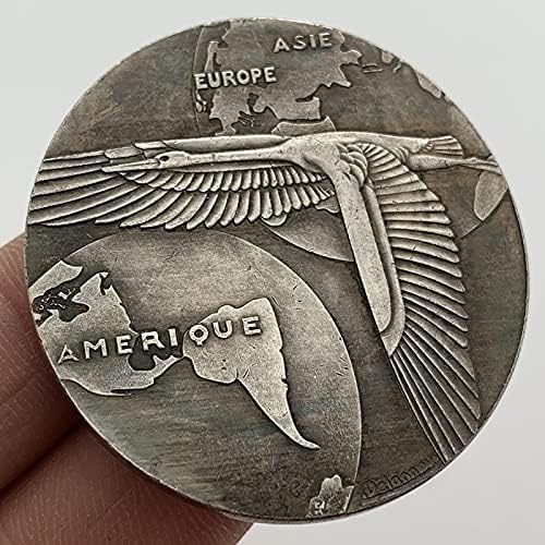 1930 Скитници Монета Антички Месинг Стариот Сребрен Медал Колекција Монета Дајан Бакар Сребрена Занает Монета Комеморативна Монета
