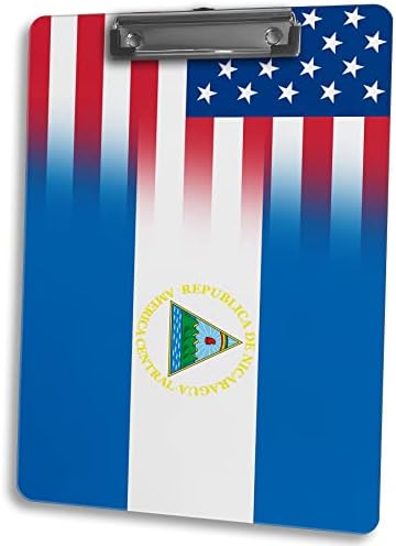 Енергична Двострана Табла Со Исечоци За Суво Бришење За Тренери, Наставници И Многу Повеќе-Знаме На Никарагва-Многу Опции