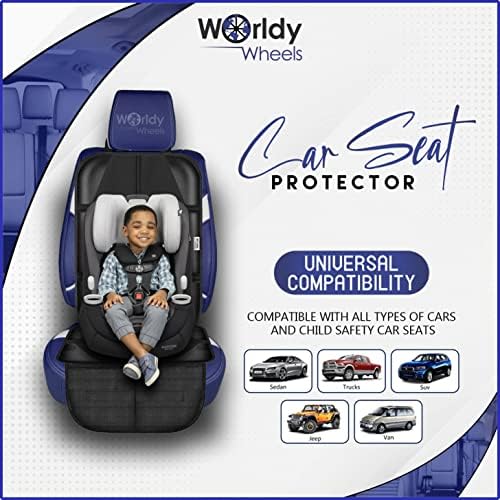 Светски Тркала Заштитник За Автомобилски Седишта ЗА Детско Седиште, 600Д Водоотпорни Заштитници За Седишта За Седишта ЗА Кожни Седишта,