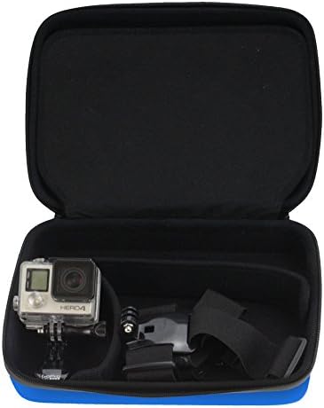 Navitech Blue Heavy Duty Rugged Hard Case/Cover компатибилен со Campark 4K UHD Sport Action Camera