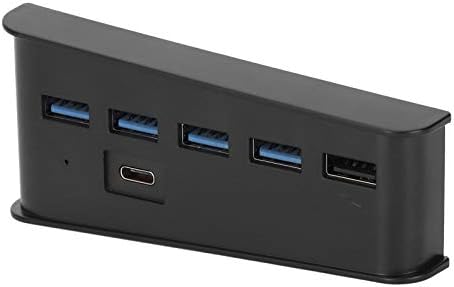Ciciglow USB Multi -Port Hub за PS5 5 во 1 конзола за игри USB контролор на сплитер USB - за USB - C -C -Hub Hub погоден за PS5