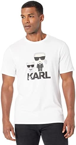 Машка глава на Карл Лагерфелд Париз, машка глава Карл и Чупет, маица за вратот на екипажот