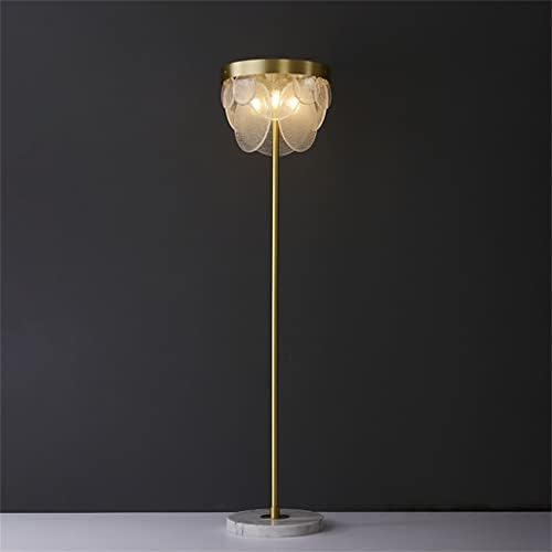 Genigw стаклена ламба нордиска подна ламба американска дневна соба за спална соба модел со просторија високо
