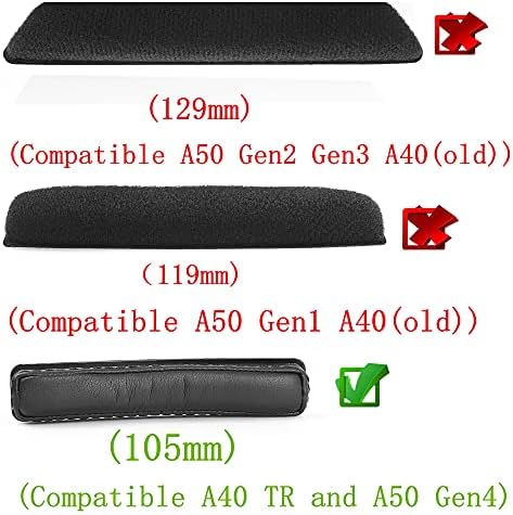 Замена на капакот на капакот на yunyiyi, компатибилна со Astro A40 TR A50 Gen4 Слушалки за слушалки за игри/заштитени за заштитни ленти/Поправка